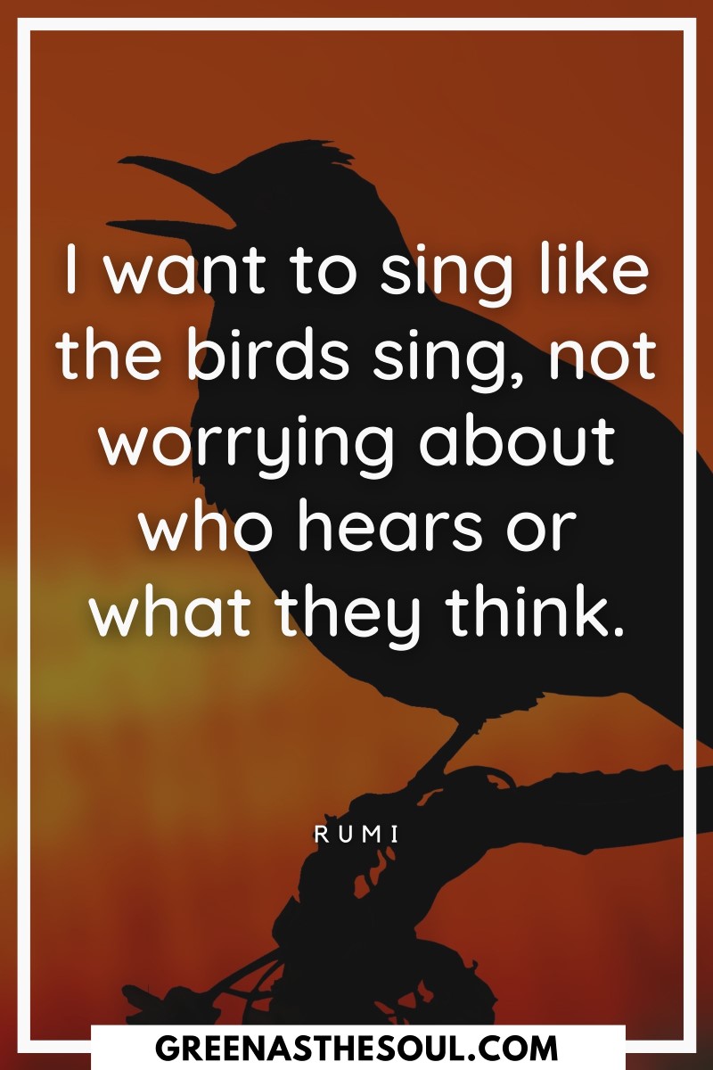 Quotes about Singing - I want to sing like the birds sing, not worrying about who hears or what they think - Green as the Soul